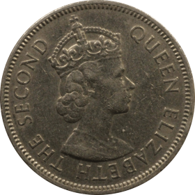 0,5 rupii 1971 mauritius b